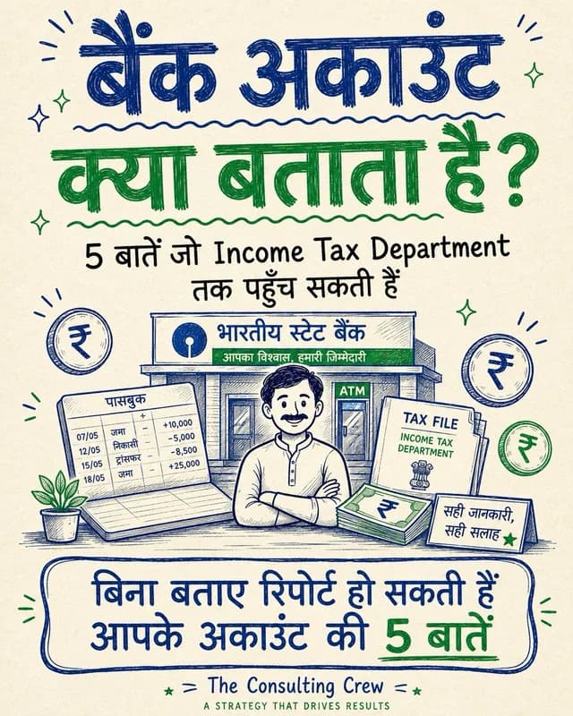 Post: what your bank account tells the Income Tax Department