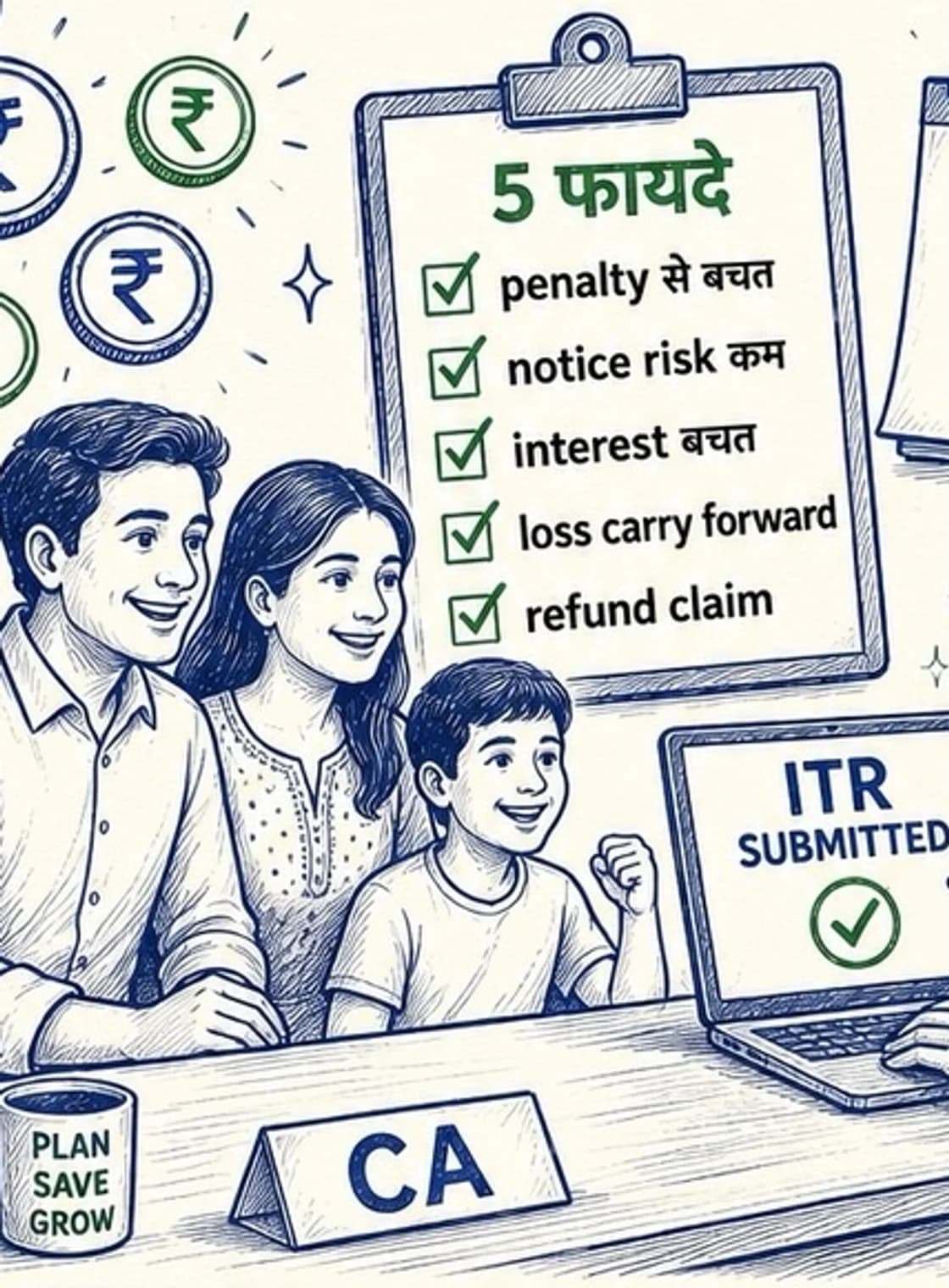 An illustration from a TCC Instagram post